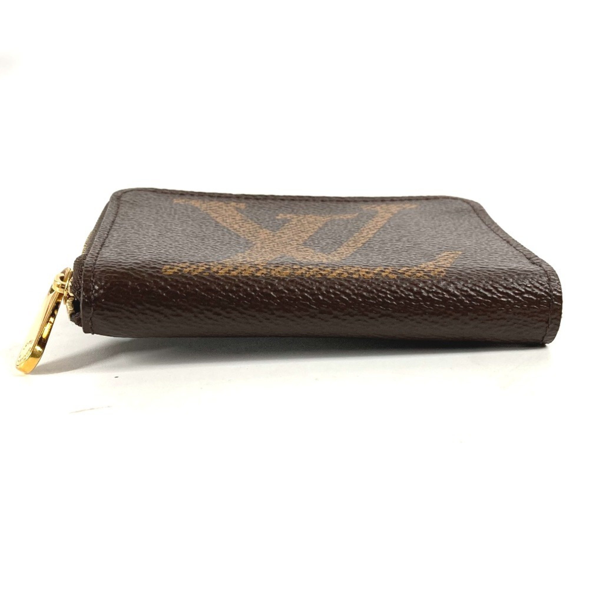 LOUIS VUITTON M69354 Monogram Giant Zippy Coin Purse Wallet Round Wallet/Coin Case Canvas Women's Brown