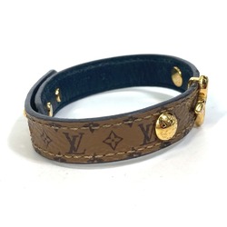 LOUIS VUITTON M6597F Monogram Reverse Bracelet Blooming Canvas Women's Brown