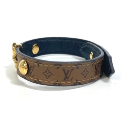 LOUIS VUITTON M6597F Monogram Reverse Bracelet Blooming Canvas Women's Brown