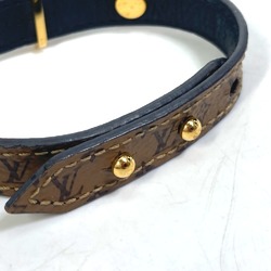 LOUIS VUITTON M6597F Monogram Reverse Bracelet Blooming Canvas Women's Brown