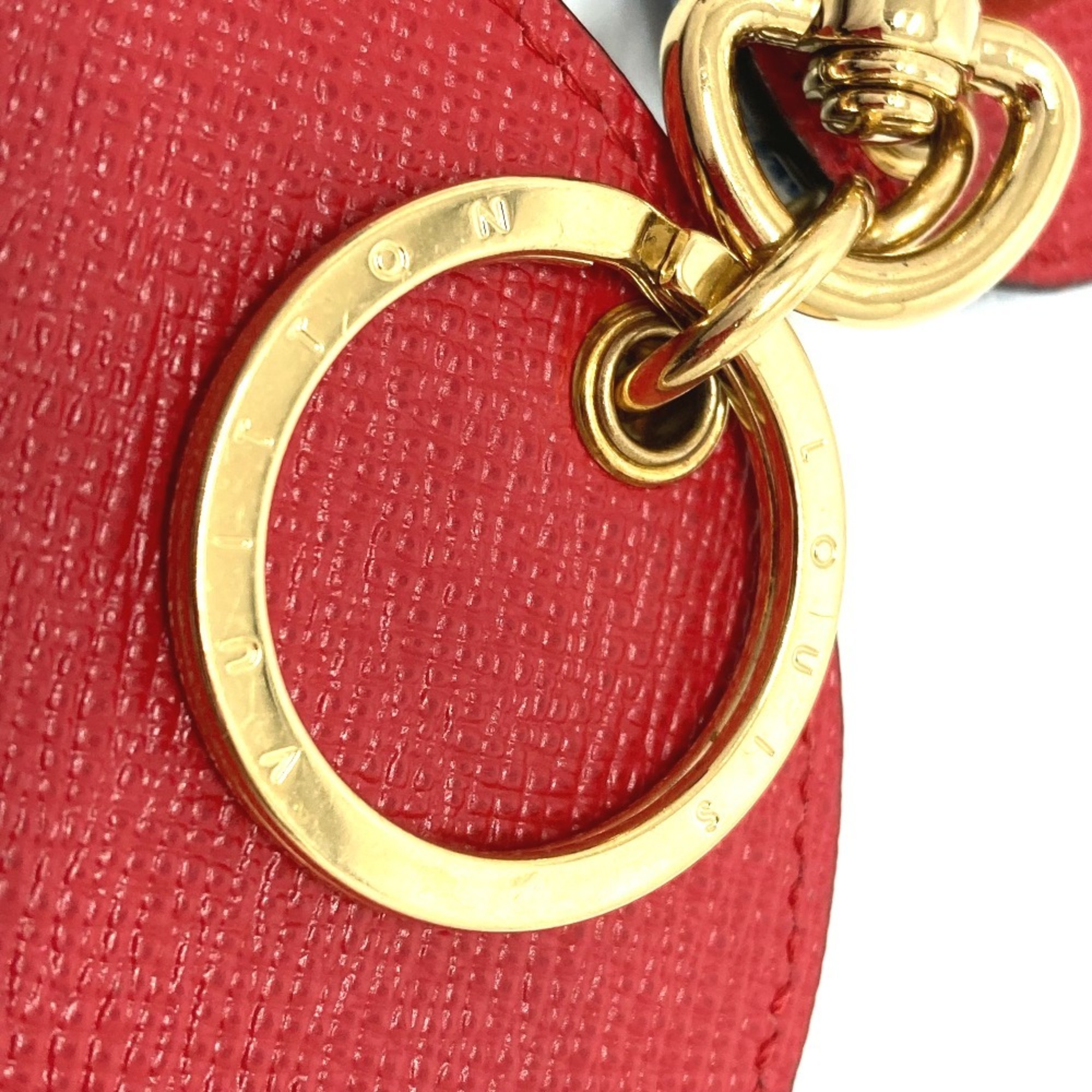 LOUIS VUITTON M69017 Monogram Denim Portocle Key Ring Bag Charm Holder Canvas Men's Women's Blue