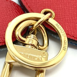 LOUIS VUITTON M69017 Monogram Denim Portocle Key Ring Bag Charm Holder Canvas Men's Women's Blue