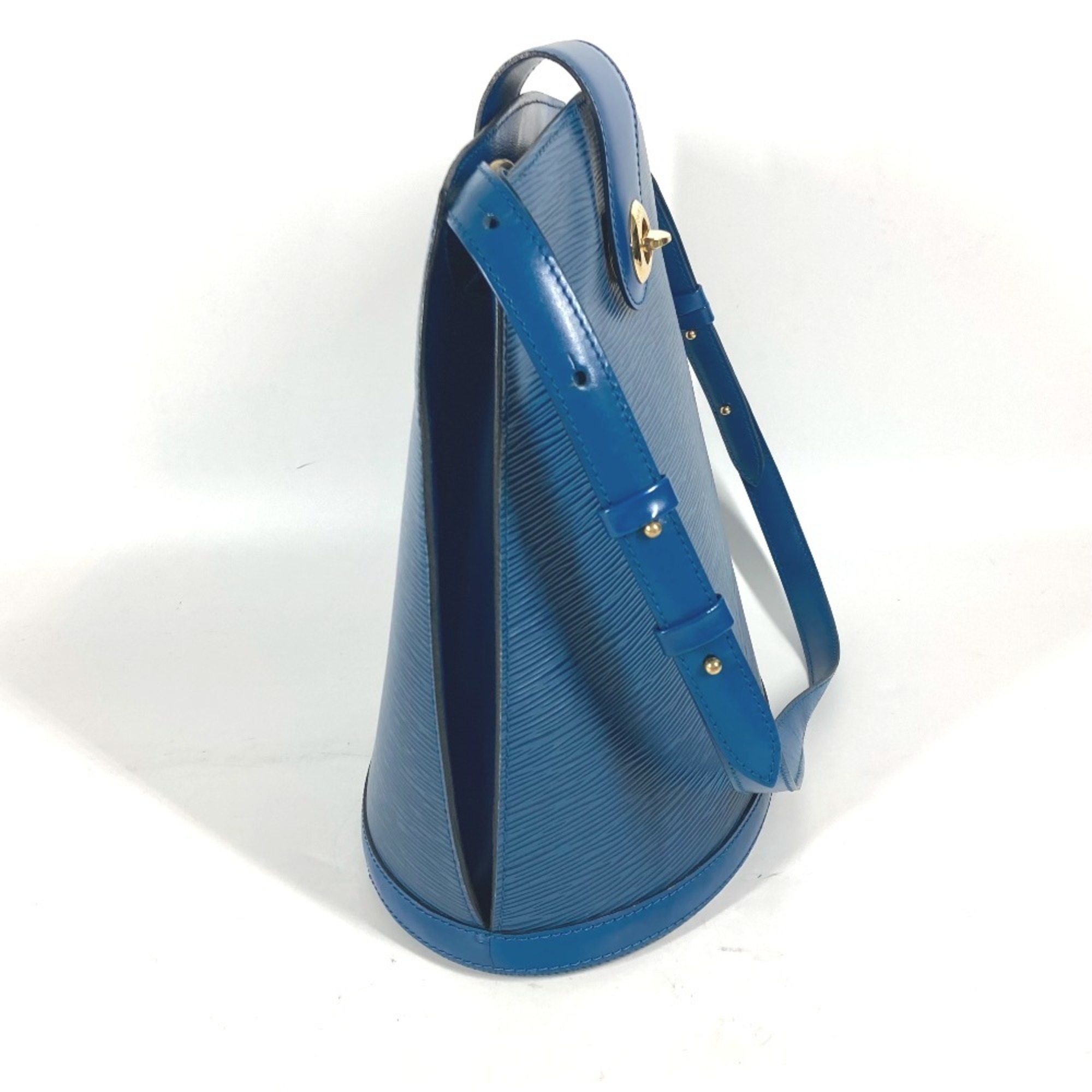 LOUIS VUITTON M52255 Epi Cluny Shoulder Bag Leather Women's Toledo Blue