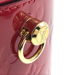 LOUIS VUITTON M53998 Monogram Vernis Cannes PM Handbag Patent Leather Women's Rouge Red