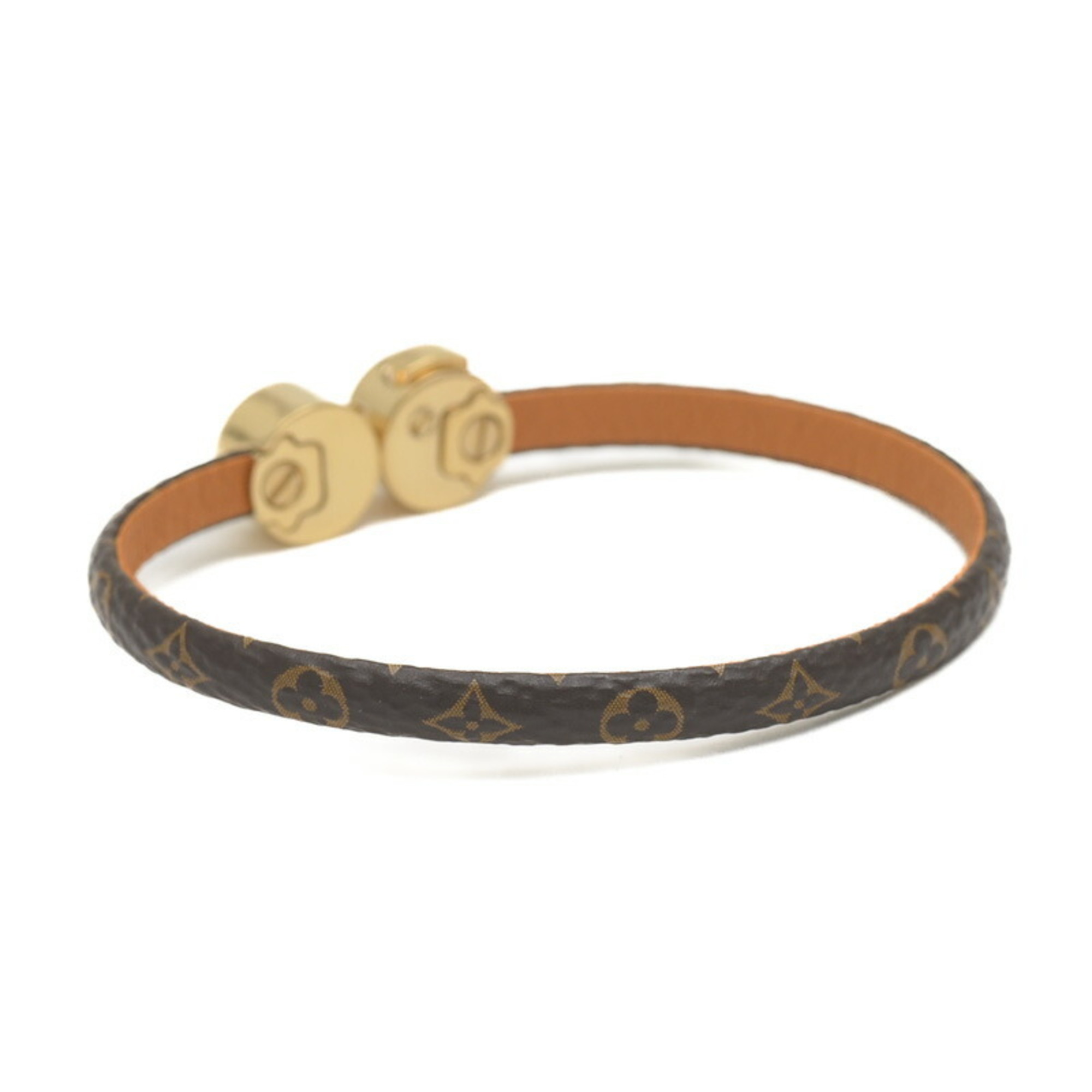 Louis Vuitton Monogram Bracelet Historic Bangle M6407E #17