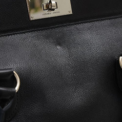 Hermes Toolbox 26 Handbag Evercolor Black □N Stamp