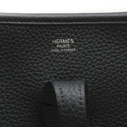 Hermes Evelyn 3 PM Shoulder Bag Taurillon Black W Stamp