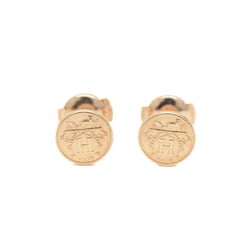 Hermes Exlibris TPM Earrings Pink Gold K18PG