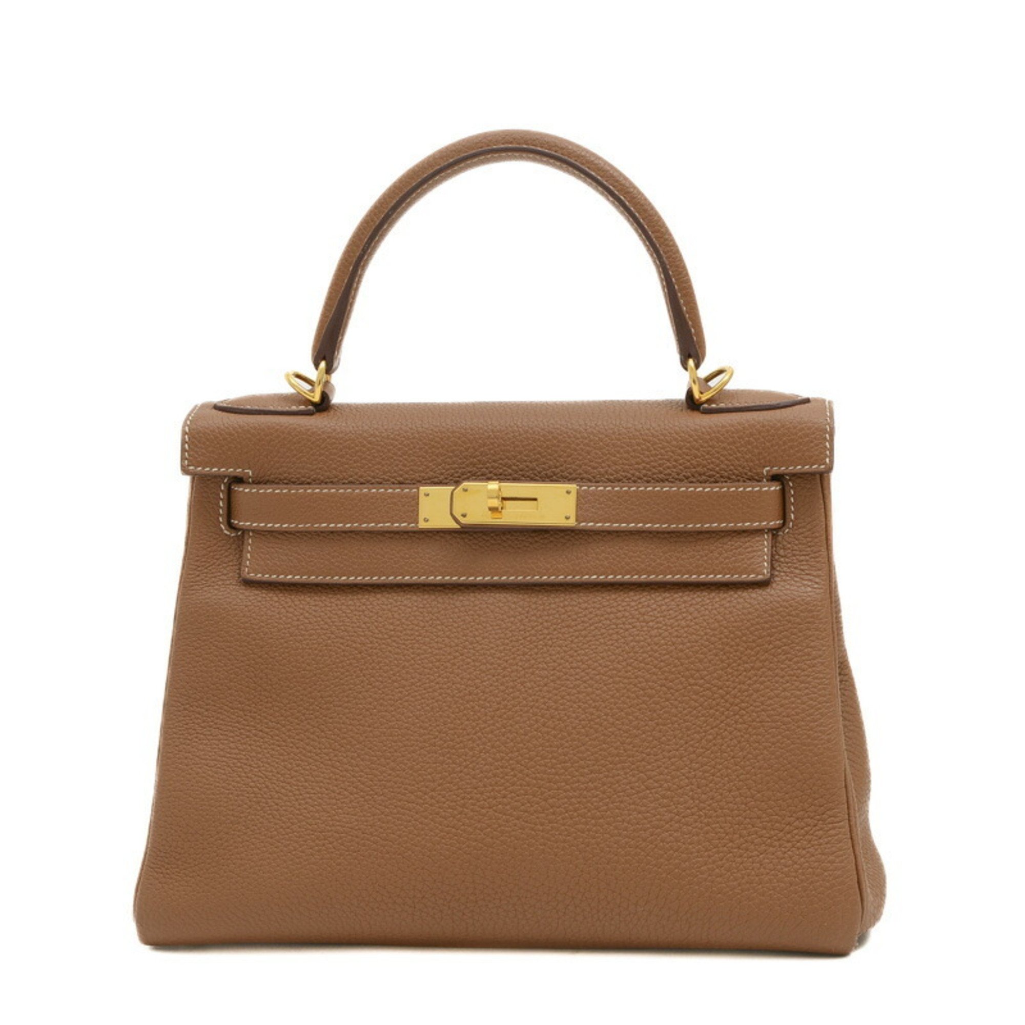 Hermes Kelly 28 Handbag Togo Gold U Stamp