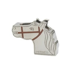 Hermes Twilly Ring Cadrige Horse Silver Brown Scarf