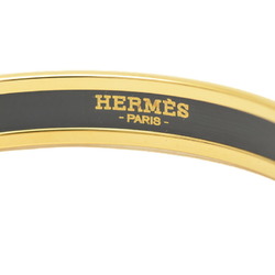 Hermes enamel PM bracelet Gadalquivir bangle gold white