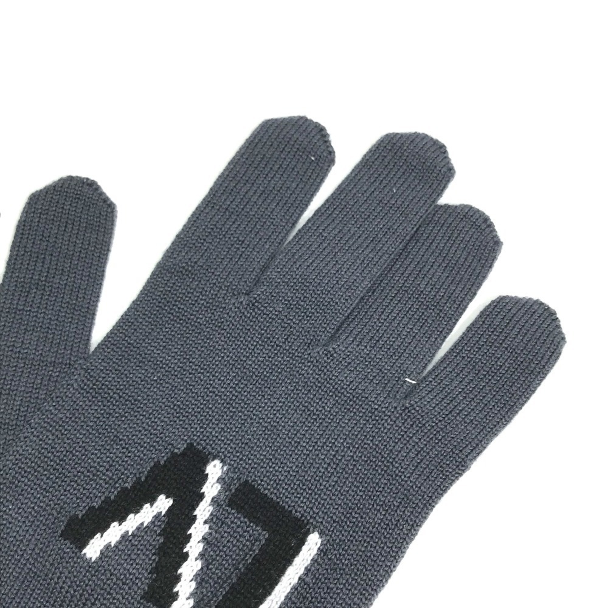 LOUIS VUITTON M70540 LV Gloves Wool Men's Grey