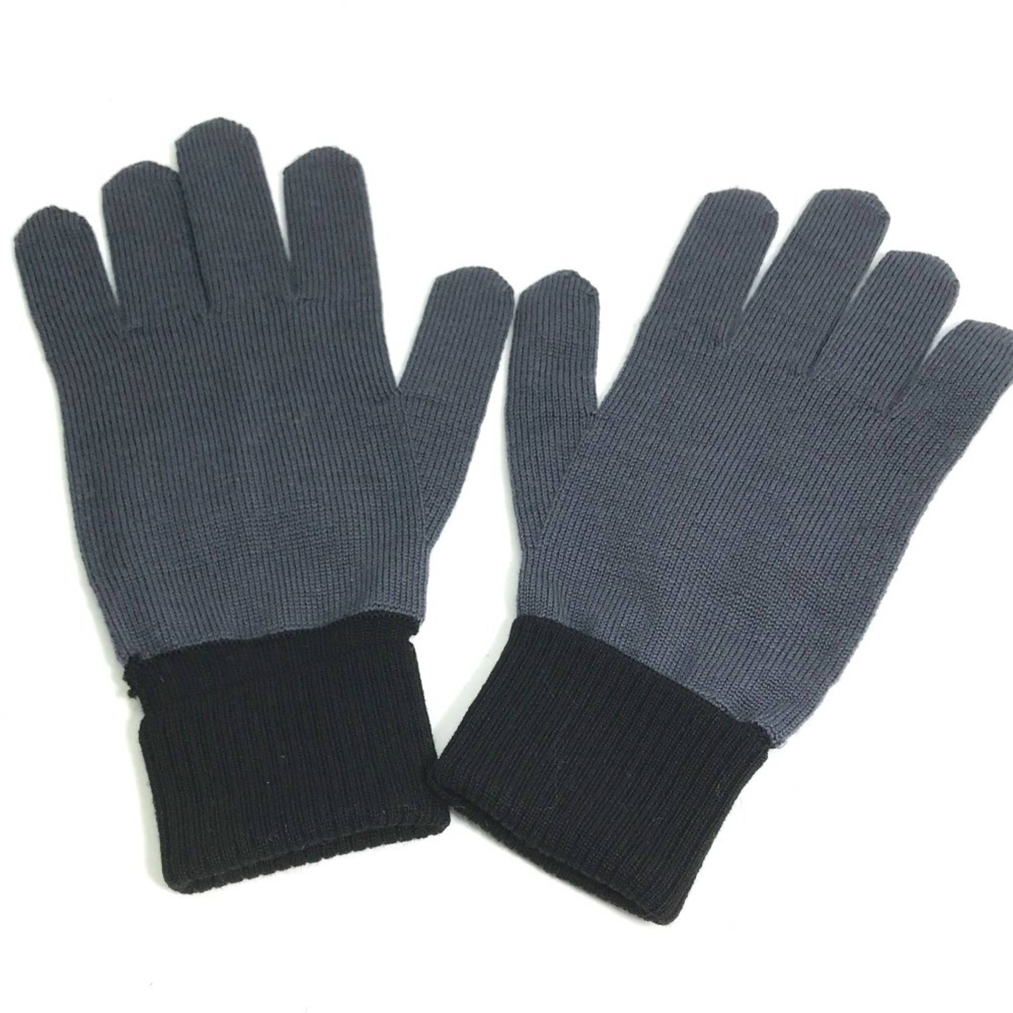 LOUIS VUITTON M70540 LV Gloves Wool Men's Grey