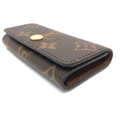 LOUIS VUITTON M69517 Multicle 4 4-ring key case, holder, small item, Monogram canvas, ladies, brown