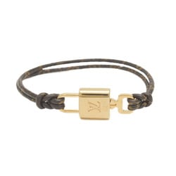 Louis Vuitton Monogram Bracelet Lock It Again Padlock M8015F