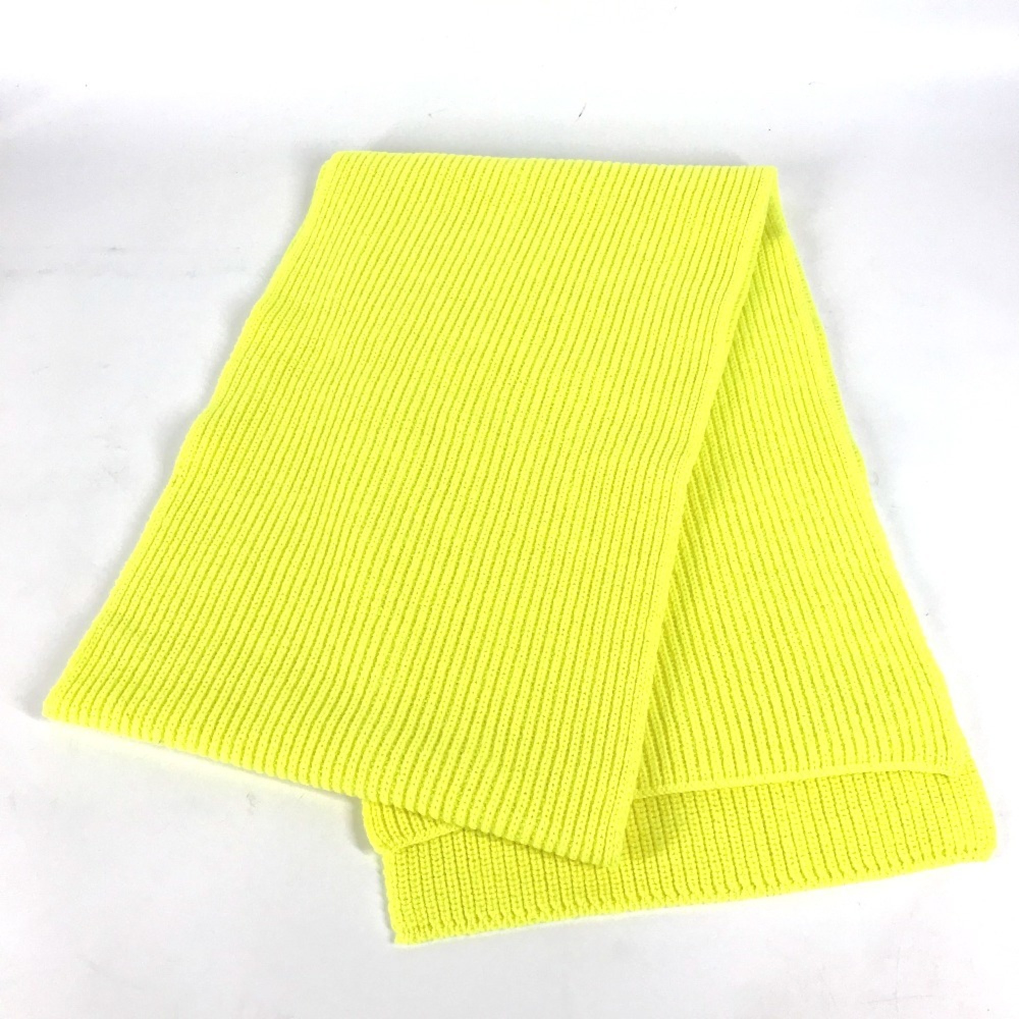 LOUIS VUITTON MP2302 Echarpe LV Upside Down Neon Scarf Wool Men's Yellow