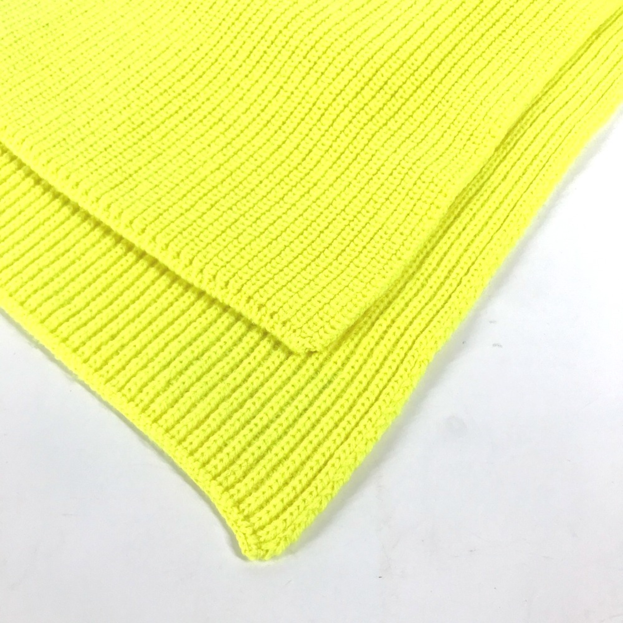 LOUIS VUITTON MP2302 Echarpe LV Upside Down Neon Scarf Wool Men's Yellow