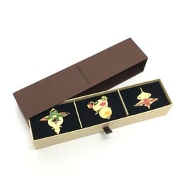 LOUIS VUITTON M92595 Takashi Murakami Panda Onion Head Flower Hatman Hairpin Hair Clip Barrette Metal Women's Multicolor