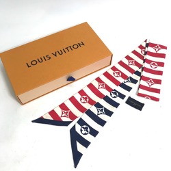 LOUIS VUITTON M76196 Monogram Escal Bandeau BB Scarf Silk Women's Red