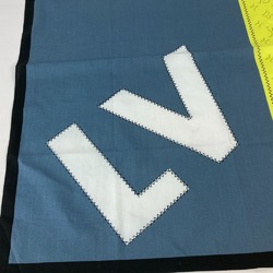 LOUIS VUITTON M77585 Set of Three Bandanas 2 Bandanas, 1 Pouch (1 Missing) Scarf Cotton Men's Blue