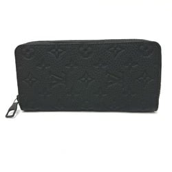 LOUIS VUITTON M69047 Monogram Zippy Wallet Vertical Long Taurillon Leather Men's Black