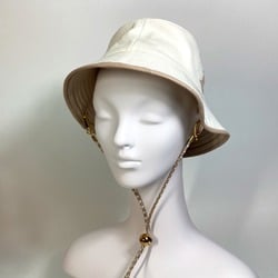 LOUIS VUITTON M77575 Bob LV Buddy Hat Cotton Women's White