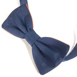 LOUIS VUITTON M73493 Bowtie Ribbon Bicolor Bow Tie Silk Men's Navy