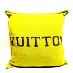 LOUIS VUITTON MP2158 Bicolor Cushion Julio Louis Pillow Wool Cashmere Men's Yellow