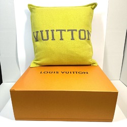 LOUIS VUITTON MP2158 Bicolor Cushion Julio Louis Pillow Wool Cashmere Men's Yellow