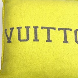 LOUIS VUITTON MP2158 Bicolor Cushion Julio Louis Pillow Wool Cashmere Men's Yellow