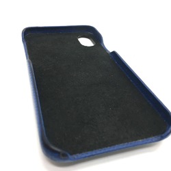 LOUIS VUITTON M67680 Taiga Rama iPhone Bumper XS Monogram Case Leather Canvas Men's Women's Cobalt Blue