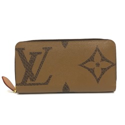 LOUIS VUITTON M67687 Monogram Giant Zippy Wallet Long Reverse Canvas Women's Brown