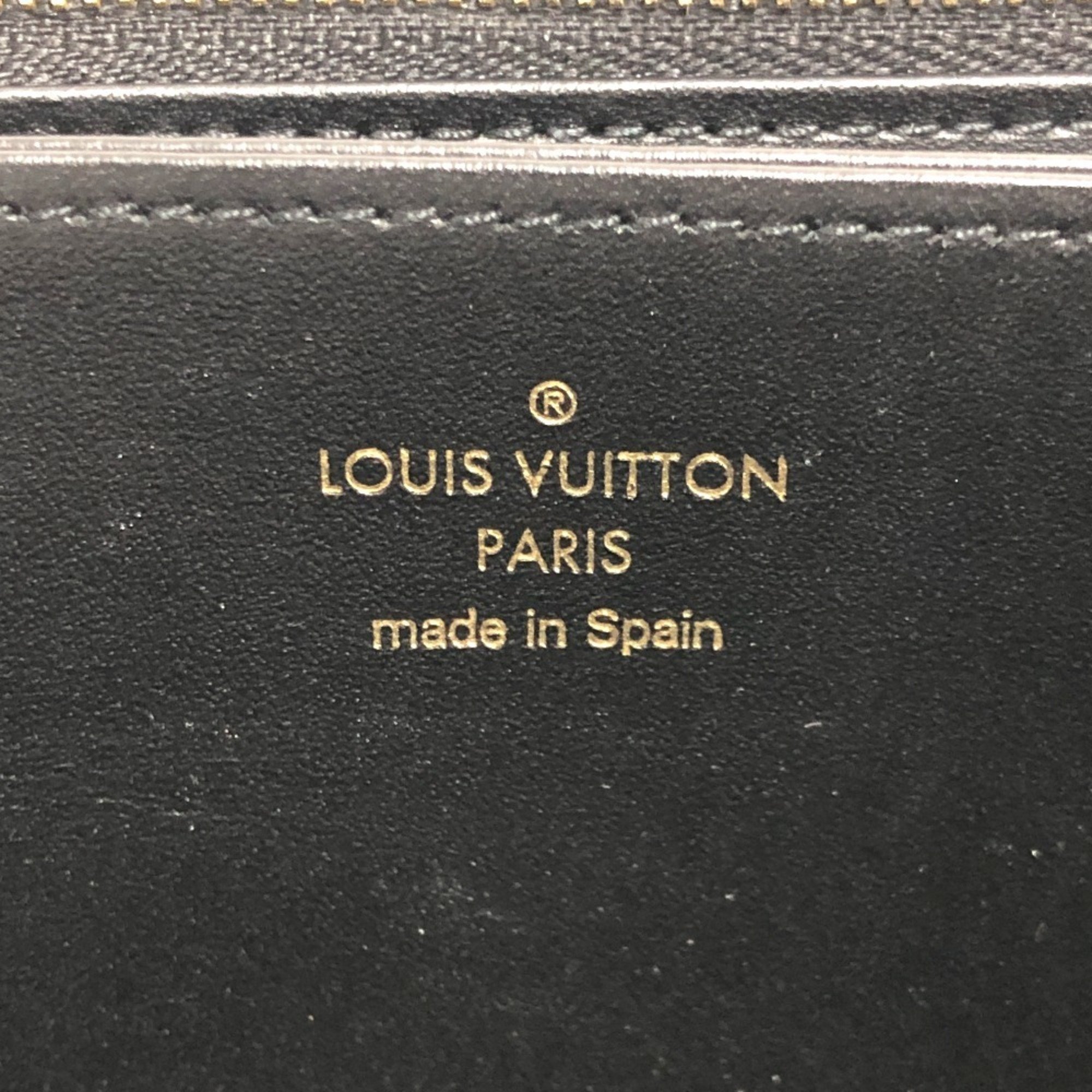 LOUIS VUITTON M67687 Monogram Giant Zippy Wallet Long Reverse Canvas Women's Brown