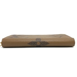 LOUIS VUITTON M67687 Monogram Giant Zippy Wallet Long Reverse Canvas Women's Brown