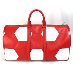 LOUIS VUITTON M52121 Epi 2018 FIFA World Cup Soccer Ball Keepol Bandouliere 50 Bag Boston Leather Men's Red O-230530-1