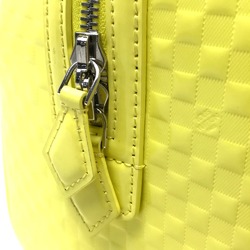 LOUIS VUITTON M48902 Damier Facets Speedy Cube PM Handbag Shoulder Bag Brushed Shiny Calf Leather Women's Jaune Hiero?