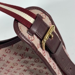 LOUIS VUITTON M92321 Monogram Busas Marie Kate Shoulder Bag Canvas Women's Cerise Red