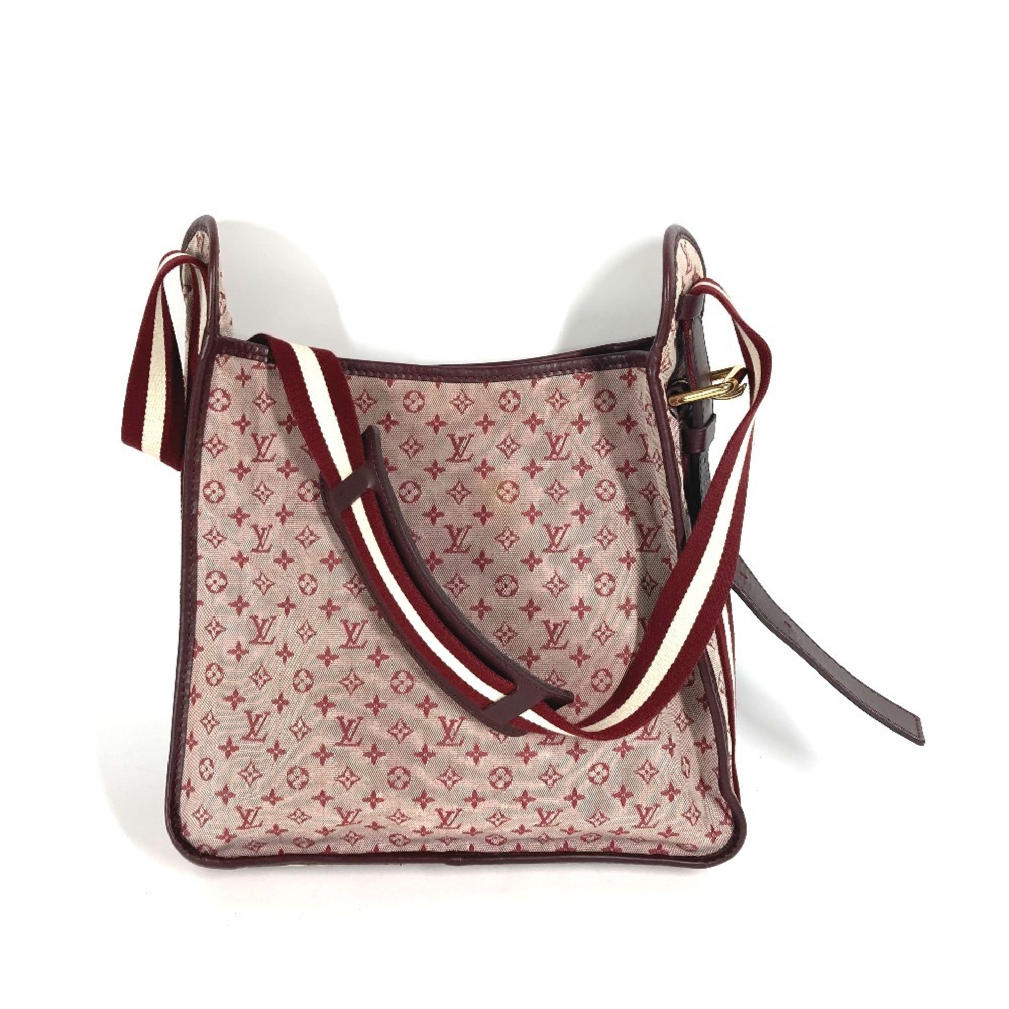 LOUIS VUITTON M92321 Monogram Busas Marie Kate Shoulder Bag Canvas Women's Cerise Red