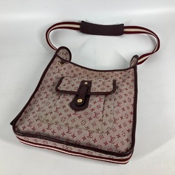 LOUIS VUITTON M92321 Monogram Busas Marie Kate Shoulder Bag Canvas Women's Cerise Red