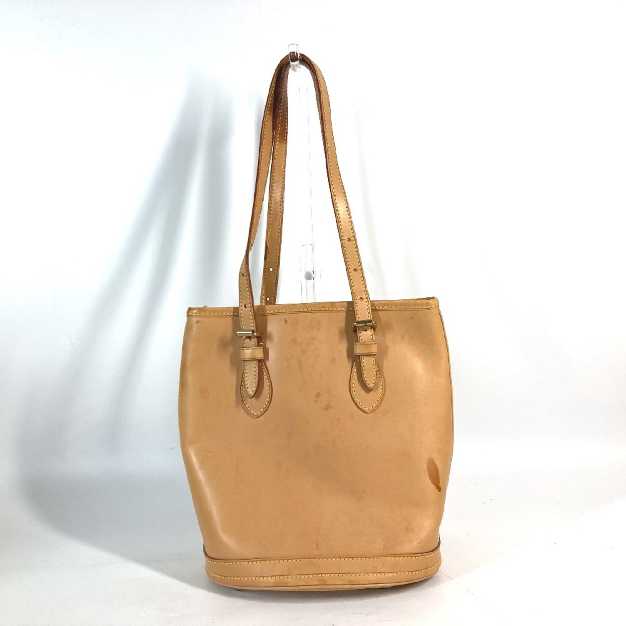 LOUIS VUITTON M85001 20th Anniversary Nomad Bucket PM Shoulder Bag Tote Tanned Leather Women's Beige