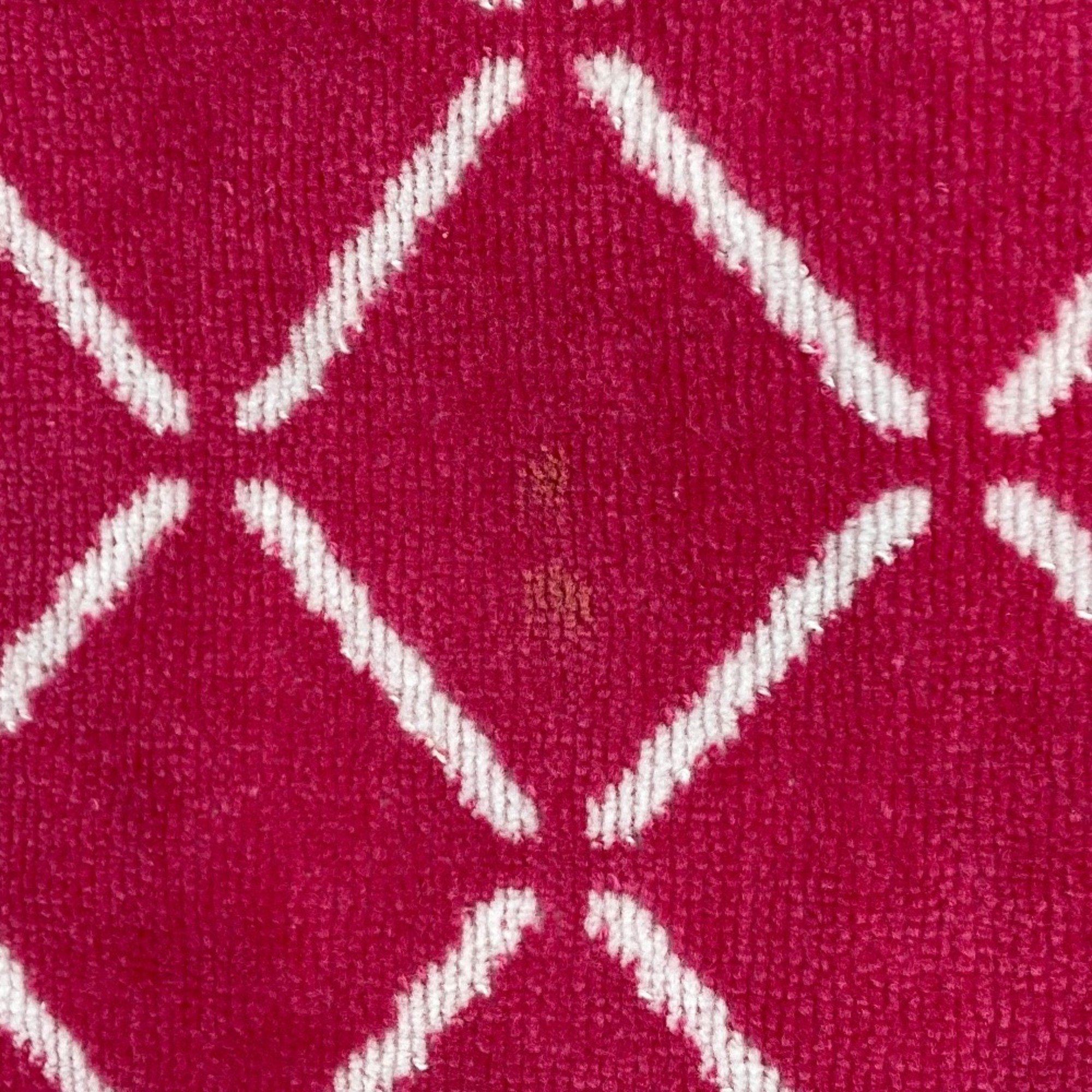 LOUIS VUITTON M79061 LV By the Pool Beach Towel Monogram Flower Tile Bath Lap Blanket Cotton Women's Pink