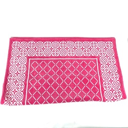 LOUIS VUITTON M79061 LV By the Pool Beach Towel Monogram Flower Tile Bath Lap Blanket Cotton Women's Pink