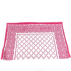 LOUIS VUITTON M79061 LV By the Pool Beach Towel Monogram Flower Tile Bath Lap Blanket Cotton Women's Pink