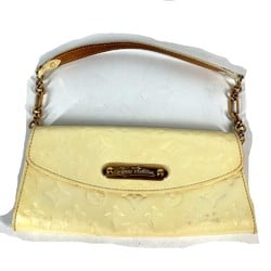 LOUIS VUITTON M93541 Monogram Vernis Sunset Bluebird Chain Bag Clutch Long Wallet Shoulder Women's Pearl White