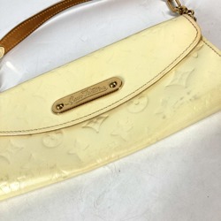 LOUIS VUITTON M93541 Monogram Vernis Sunset Bluebird Chain Bag Clutch Long Wallet Shoulder Women's Pearl White