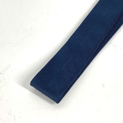 LOUIS VUITTON M70220 Pochette LV Ruban Handkerchief & Tie Set Pocket Square Silk Cotton Men's Marine Navy