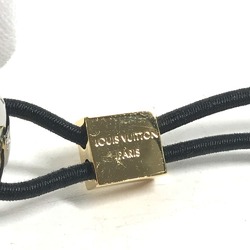 LOUIS VUITTON M80266 Scrunchie Nanogram Planet LV Hair Tie Metal Women's Gold