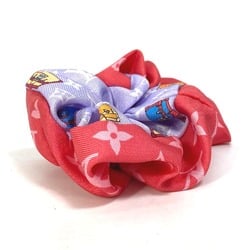 LOUIS VUITTON M77692 Hair Tie Scrunchie Set Maru 1 Piece Only Silk Women's Pink