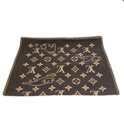 LOUIS VUITTON MP2260 Couverture Small Catgram Blanket Cat Wool Cashmere Men's Women's Brown