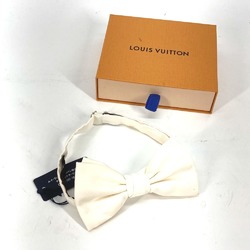 LOUIS VUITTON M73479 Necktie Bow Tie Ribbon Wool Silk Men's White